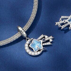 925 Stering Silver Charm Fantacy Star